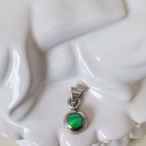 925 sterling silver stamped pendant